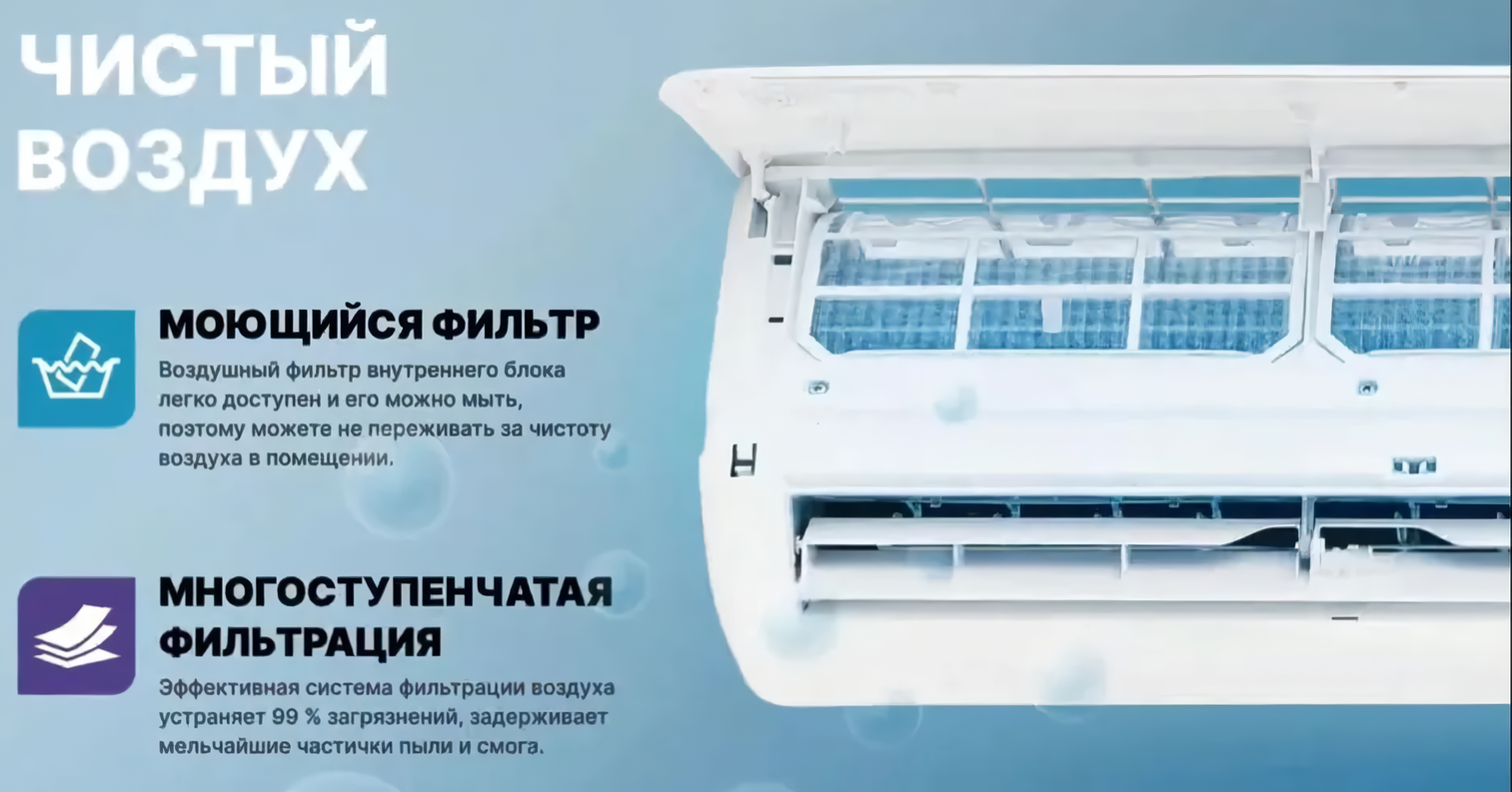Кондиционер Centek CT-65F24 Wi-Fi