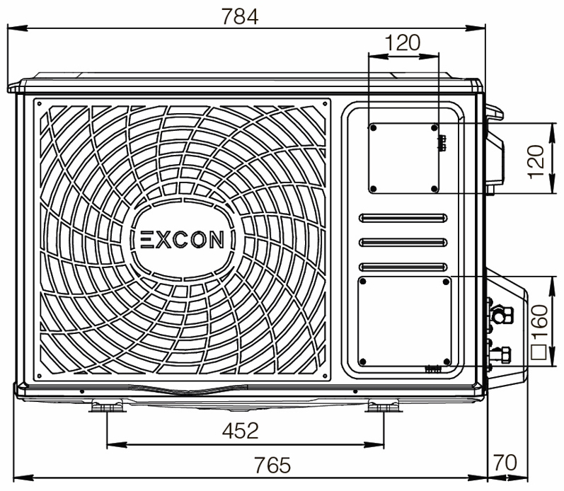 Настенный кондиционер Excon CR-01-0511