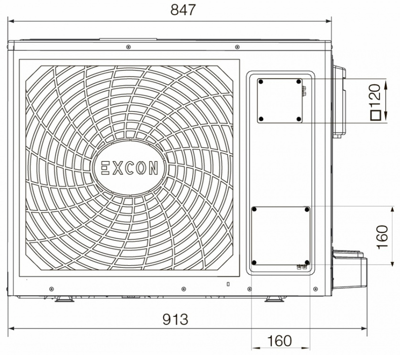 Настенный кондиционер Excon CR-01-0611