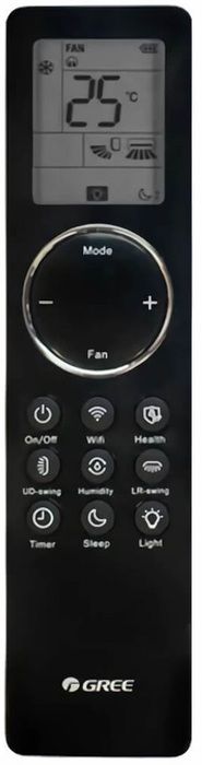 Настенный внутренний блок мульти-сплит системы Gree Airy GWH09AVCXB-K6DNA1B/I (black)