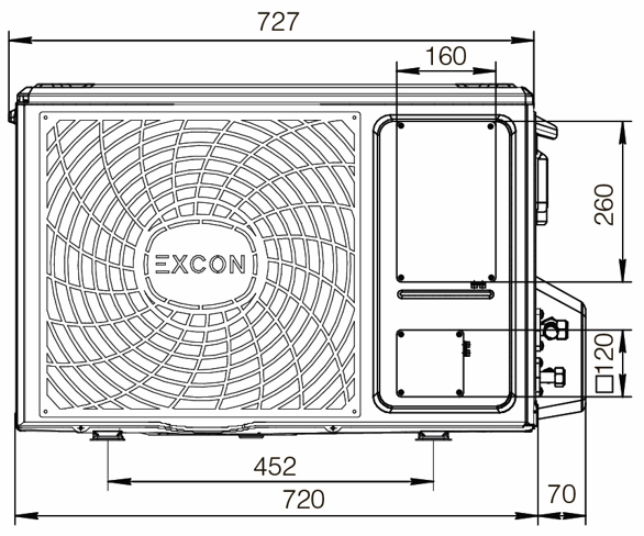 Настенный кондиционер Excon CR-01-0311