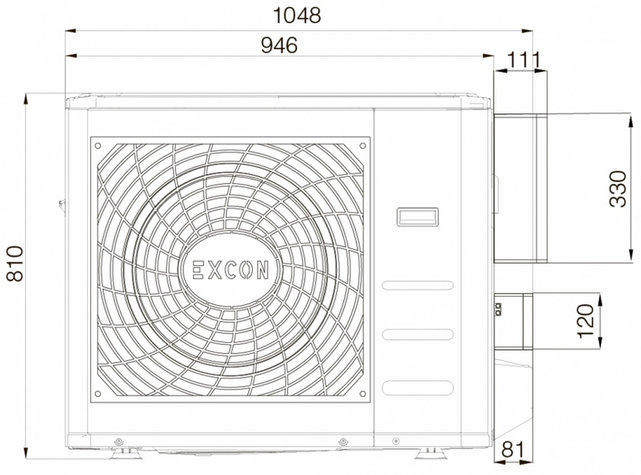 Настенный кондиционер Excon CR-01-1011