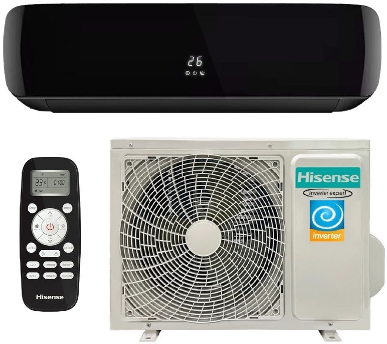 Кондиционер Hisense Black Crystal Super AS-10UW4RVETG01(B) WI-FI