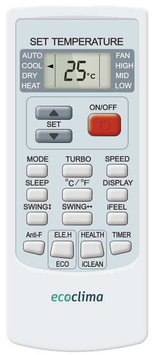 Кондиционер Ecoclima Frost Line ECW/I-AX18/FB-4R1 / EC/I-AX18/F-4R1