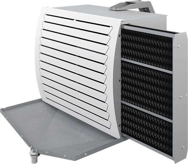 Настенный фанкойл до 8 кВт Тепломаш КЭВ-12Ф4ПМ