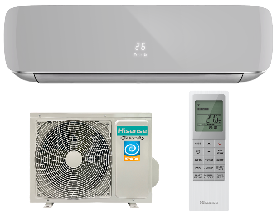 Кондиционер Hisense Silver Crystal Super AS-10UW4RVETG00(R) SILVER