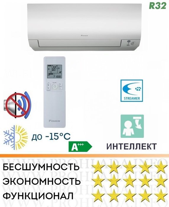 Настенный внутренний блок мульти сплит-системы Daikin FTXM60N