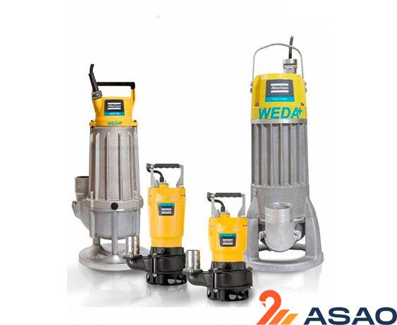 Грязевой насос WEDA S30N 230В под шланг 3"