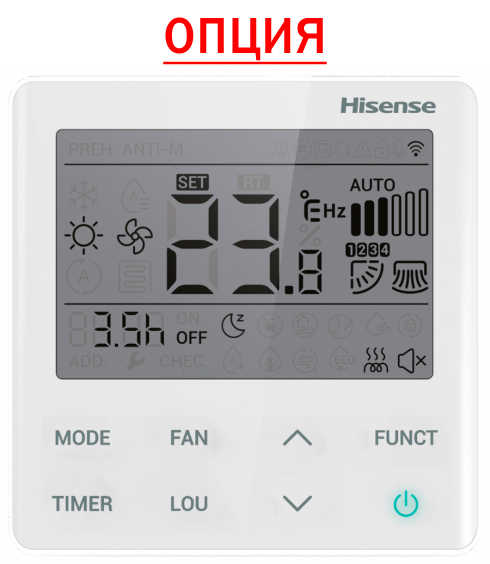 Кондиционер Hisense Silver Crystal Super AS-13UW4RVETG01(S) WI-FI