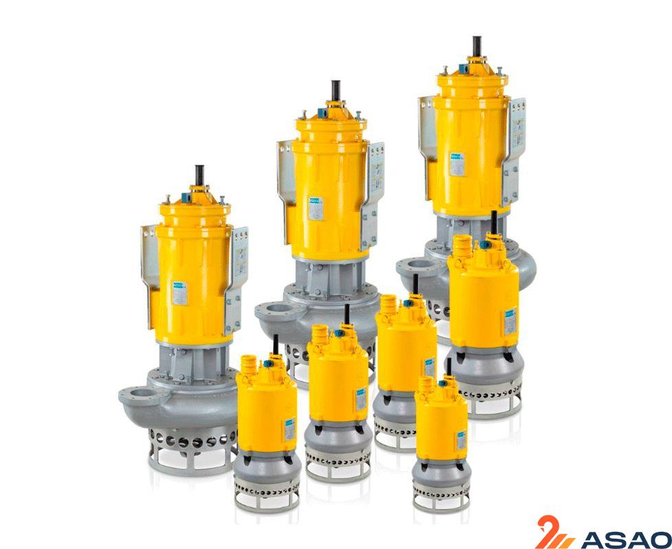 Шламовый насос WEDA L100N 400В фланец DN150