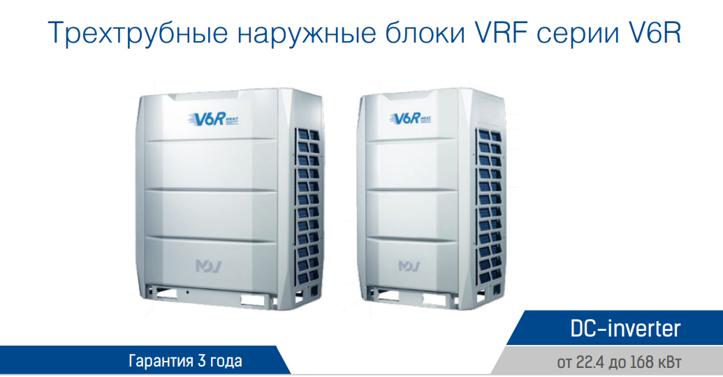 Наружный блок VRF системы Mdv 6-400WV2GN1
