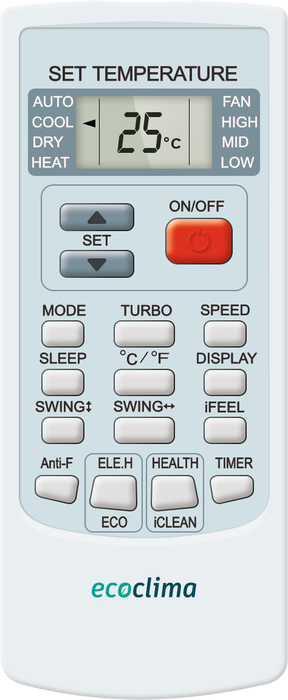 Кондиционер Ecoclima Frost Line ECW-AX18/FB-4R1 / EC-AX18/F-4R1
