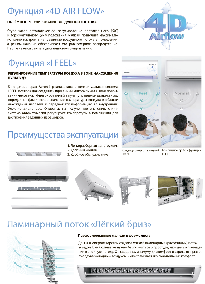 Кондиционер Aeronik Antivirus ASI-09 IU3/ASO-09 IU3