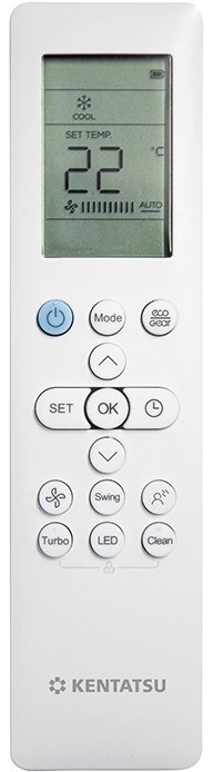 Кондиционер Kentatsu Kanami KSGAB21HZRN1W/KSRAB21HZRN1/-40