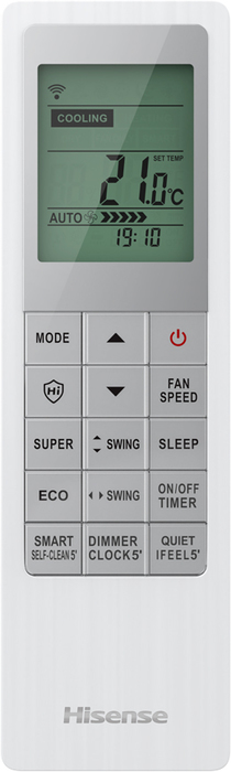Кондиционер Hisense Silver Crystal Super AS-13UW4RVETG01(S) WI-FI