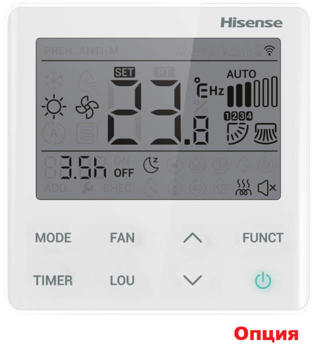 Напольно-потолочный внутренний блок мульти-сплит системы Hisense Free Match AKT-12UR4RK8 Wi-Fi