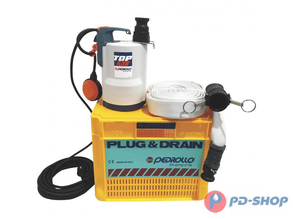 Комплект для откачки воды PEDROLLO Plug&Drain - TOP 2 FLOOR