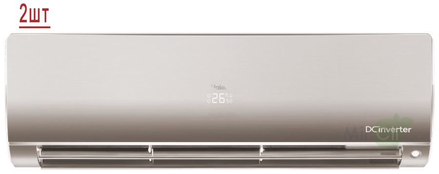 Мульти сплит-система на 2 комнаты Haier Flexis Super Match 2U40S2SM1FA/AS25S2SF1FA-G*2шт