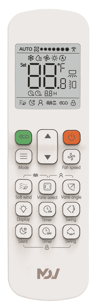 Кассетный фанкойл до 5 кВт Mdv MDKC-V400R-B/MBQ1-01D