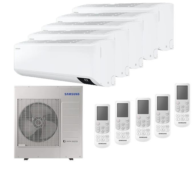 Мульти сплит-система на 5 комнат Samsung Free Match AJ100TXJ5KH/EA/AJ025TNTDKH/EA*5