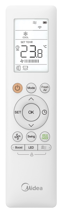 Настенный внутренний блок мульти сплит-системы Midea Gaia (mmsca) MMCA1BU-12HRFN8