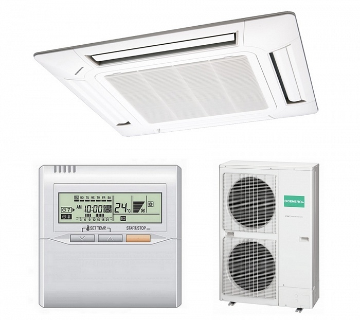 Кассетный кондиционер General AUHG45L  (3 ф.)