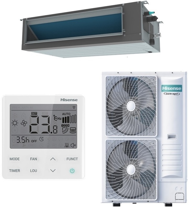 Канальный кондиционер Hisense Heavy EU AUD-60UX4REH8/AUW-60U6RW8