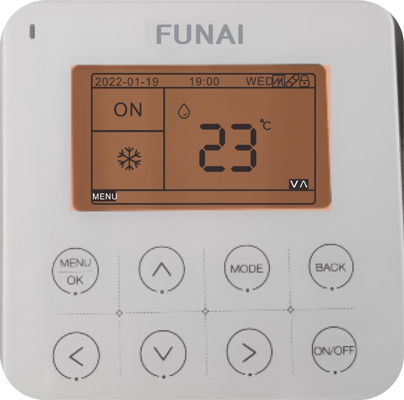 Канальный внутренний блок мульти сплит-системы Funai RAM-I-OK35HP.D02/S