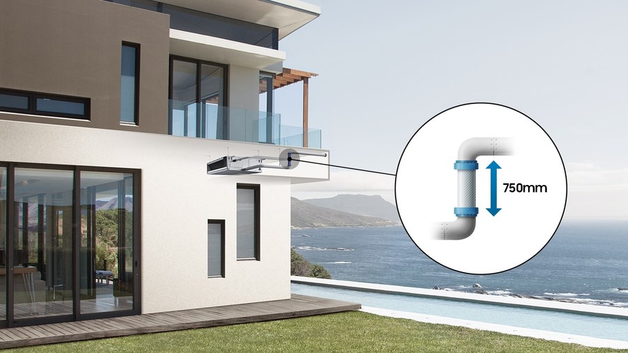 Канальный внутренний блок мульти сплит-системы Samsung AJ035TNLPKH/EA