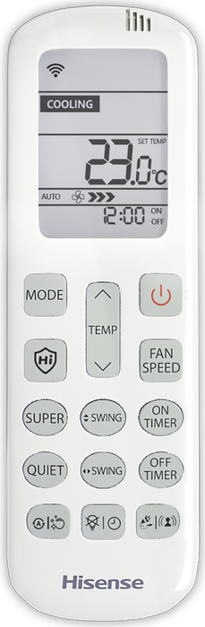 Настенный внутренний блок мульти сплит-системы Hisense Zoom Free Match AMS-24UW4RBTKB02