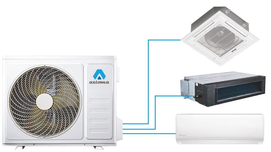 Внешний блок мульти сплит-системы на 2 комнаты Axioma ASB14M2Z1R1