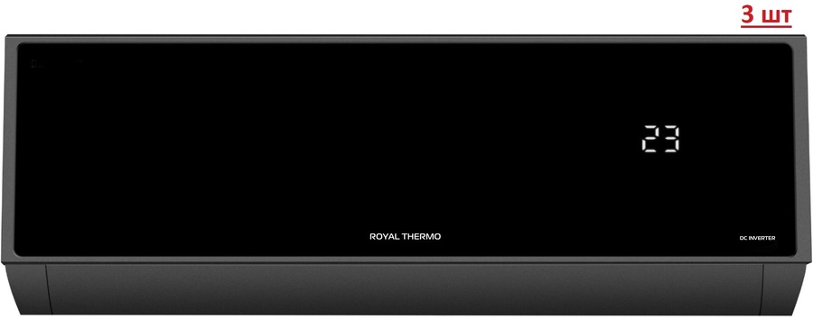 Мульти сплит-система на 3 комнаты Royal Thermo RTFMO-21HN8/RTFMI-07HN8/black*3