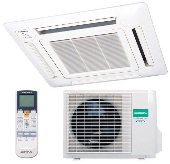 Кассетная инверторная сплит-система General AUHG36L